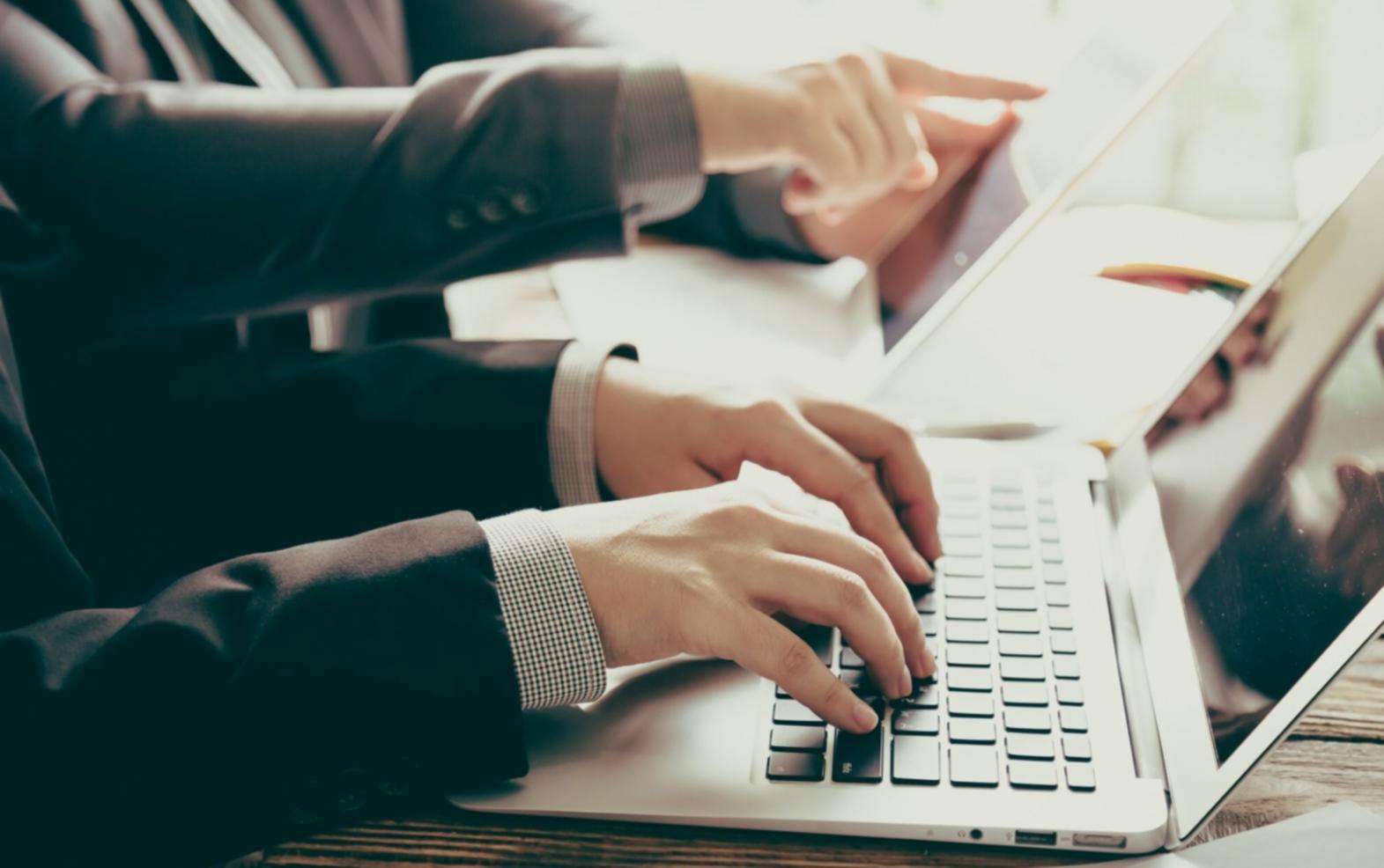 Modern server infrastructure supporting financial analysis platform